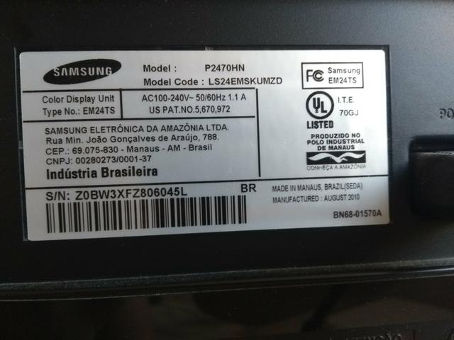 Samsung TV e Monitor 24'' com todos os acessórios originais - Foto 5
