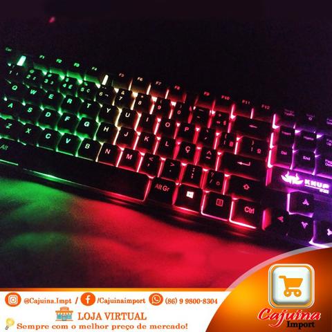 Teclado Gamer Led USB Perfeito T19tg11ked19 - Foto 4