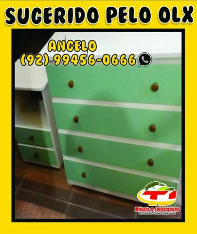 Cômoda 4gavetas diversas cores - Foto 4