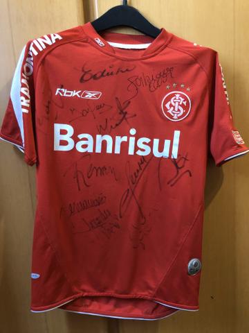 Camiseta Sport Club Internacional Autografada