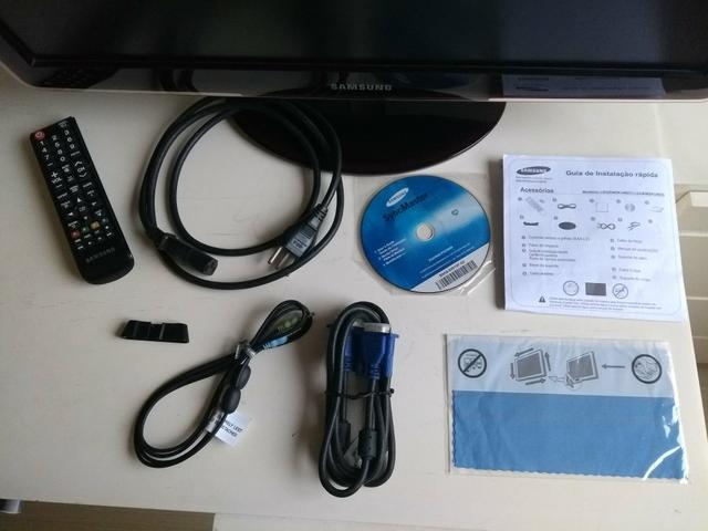 Samsung TV e Monitor 24'' com todos os acessórios originais - Foto 2