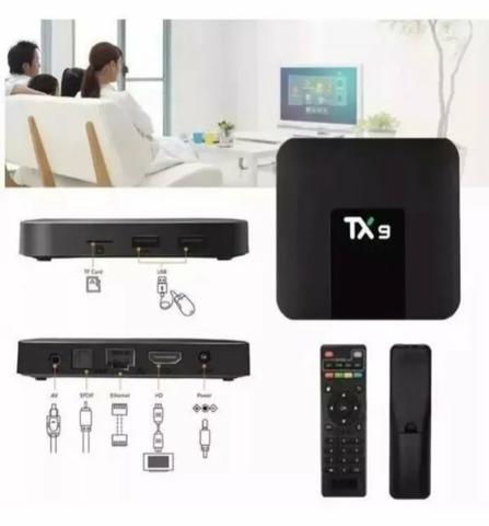 Conversor smart tv tx9 3gb ram e 32 GB rom - Foto 2
