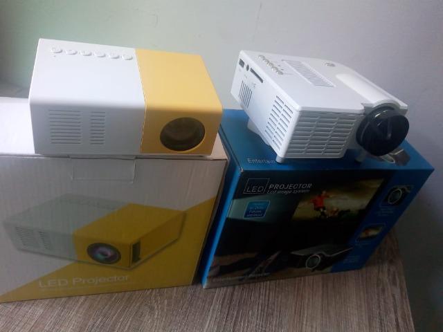 Mini projetor LED - 100 polegadas- videos filmes fotos