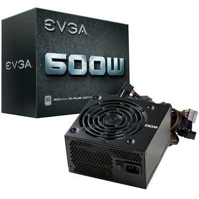 Fonte EVGA 600Watts Real, 80Plus, Novo, lacrado de fábrica com garantia, entregamos