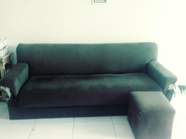 Sofa e puff para doação - Foto 4
