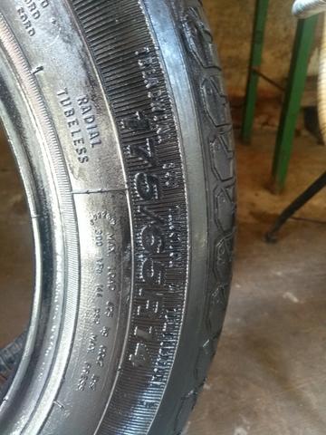 Vendo Estepe aro 14 (Roda + 3 Pneus) - Foto 5