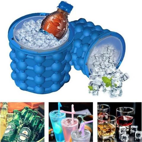 Cooler p/ Latas, Garrafas e Forma de Gelo Em silicone - Foto 4