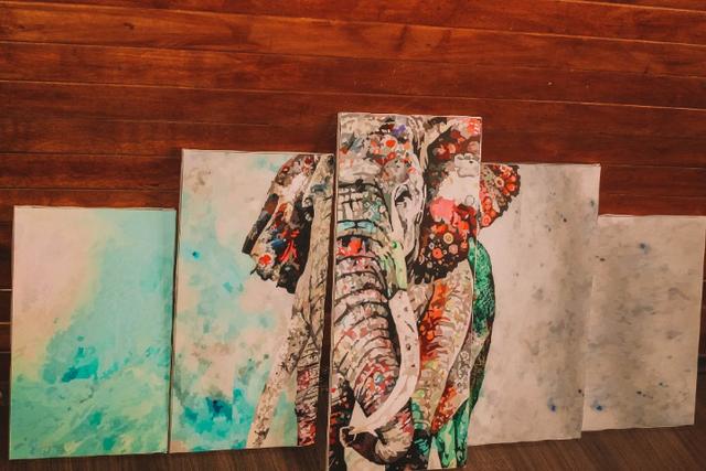 Quadro Decorativo Mosaico para sala quarto e escritório (Entrego)
