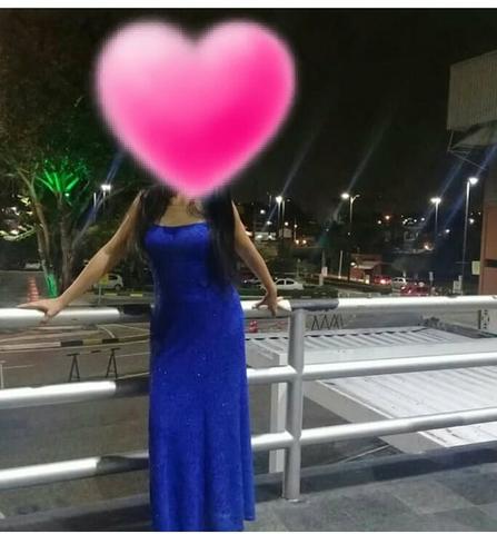 Vestido Azul Royal