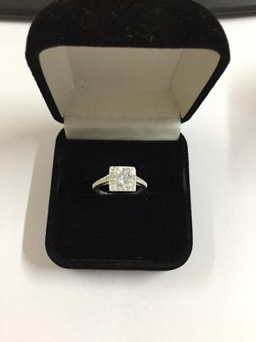 Solitário Joia Prata com Zircônia - Foto 3