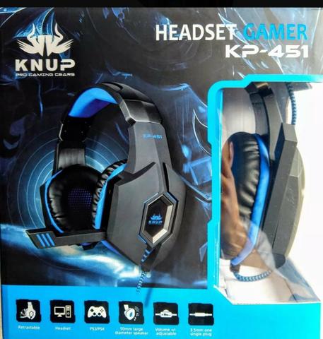 Fone gamer headset kp-451
