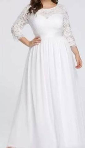 Vestido de Noiva com véu - Foto 3