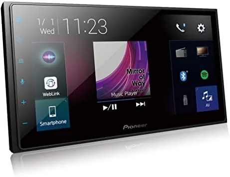 Pioneer dmhz5380tv Z5380 2 Din TV Bluetooth Espelhamento Youtube Novo 1 ano de Garantia