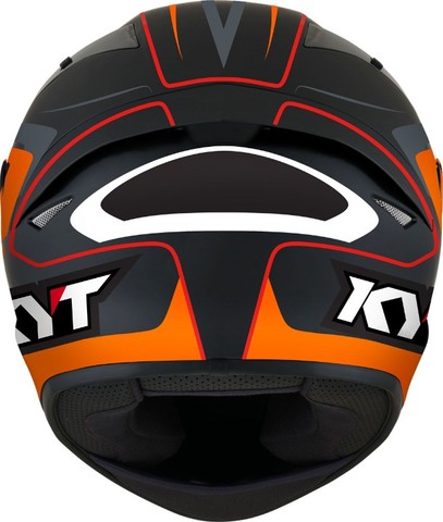 Capacete Kyt TT Course Overtech - Preto e Laranja Novo - Foto 2