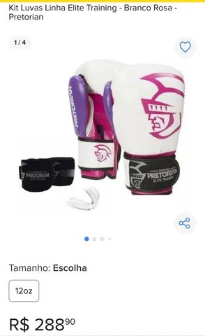 Luva de box e manopola 