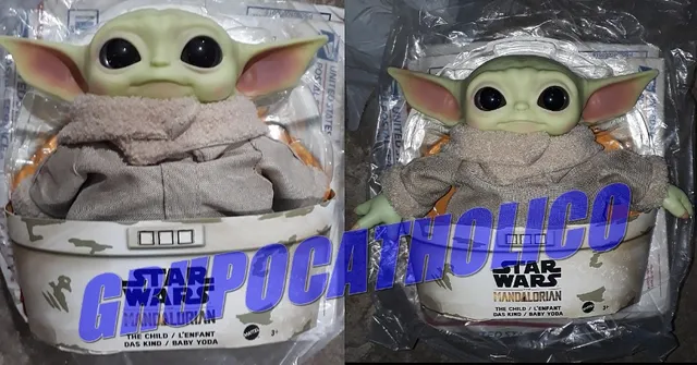 Boneco Pelúcia Baby Yoda Mandalorian Original Star Wars