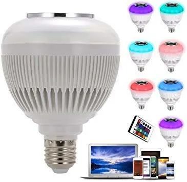 Lâmpada que toca música com controle lâmpada led music bulb party ball  - Foto 3