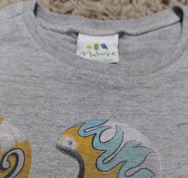 conjunto camiseta/bermuda malwee - tamanho 1 ano - Foto 4