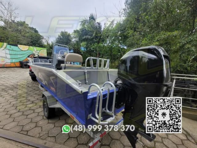 Barco Oceania 2018 Mercury 60Hp 4T Reboque 2020 Galvanizado - Foto 2