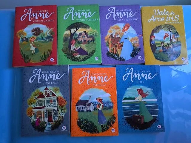 coleção anne with e ( lucy maud montgomery ) - 7 livros