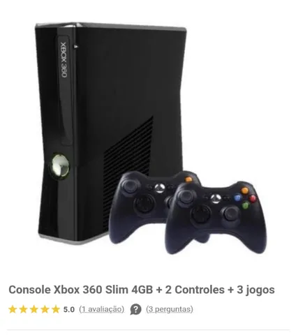 Xbox 360 Desbloqueado + Controle + Jogos, Parcelamento em Até 12x - Outros  itens para comércio e escritório - Taguatinga Sul (Taguatinga), Brasília  1233922980
