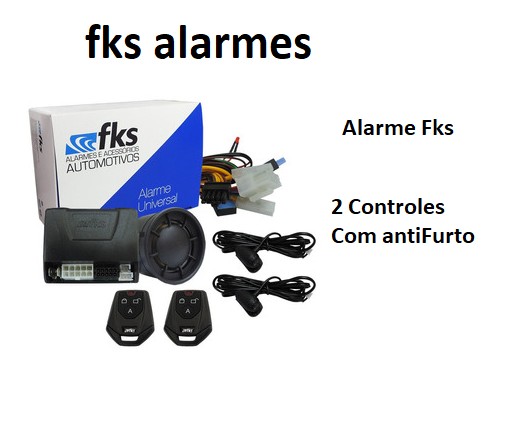 Alarme Automotivo FK 903 plus C/ 2 Controles E Antifurto