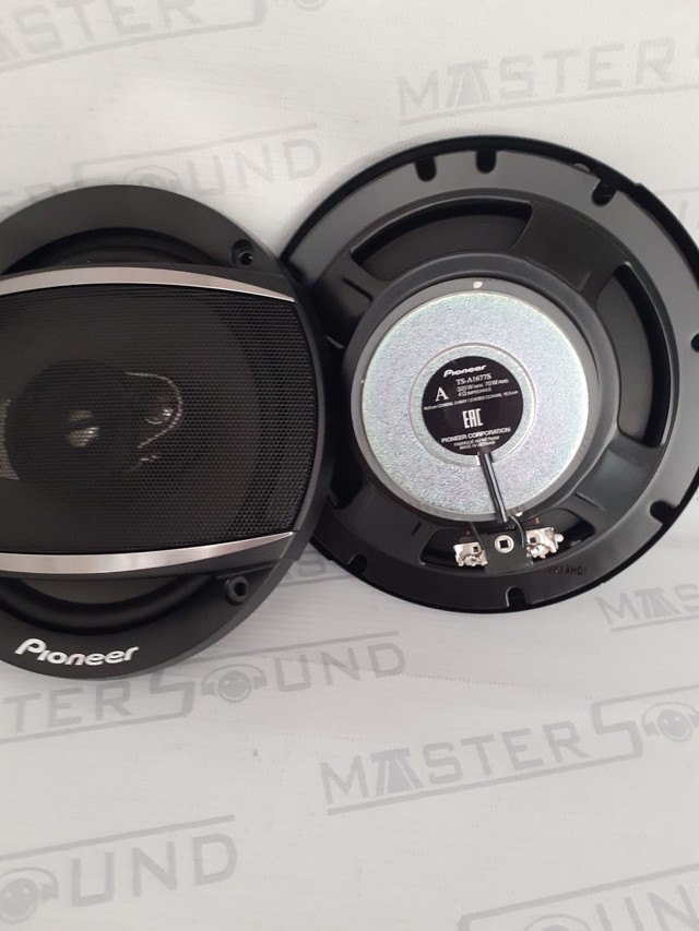 Par de alto falante. Pioneer. TS-A6977S. 6". 70RMS. 320watts.  Garantia. Novo. Instalado.  - Foto 2
