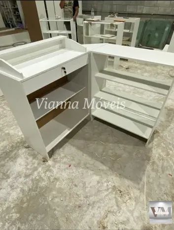 Balcão Caixa em L + Balcão Vitrine - Foto 3