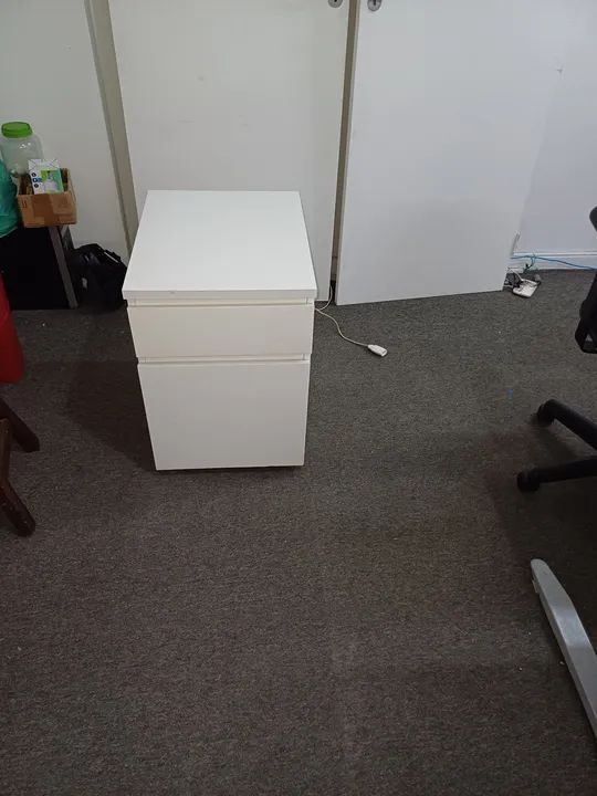 Armario de chão com 2 gavetas serve como apoio para impressora - Foto 2