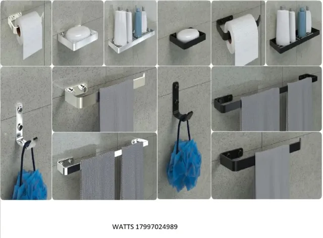 Kit Acessórios Para Banheiro 6 Peças Novo Na Caixa Envio Via Correios