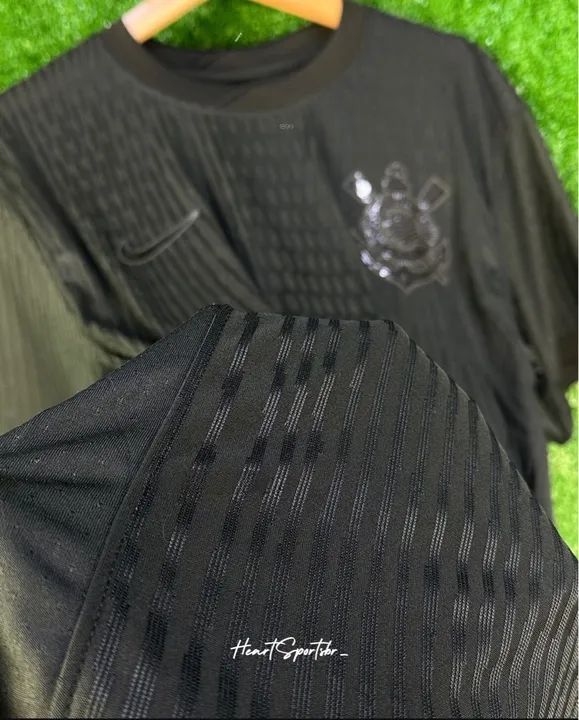 Camisa do Corinthians Jogador all black 2024 - pronta entrega  - Foto 5