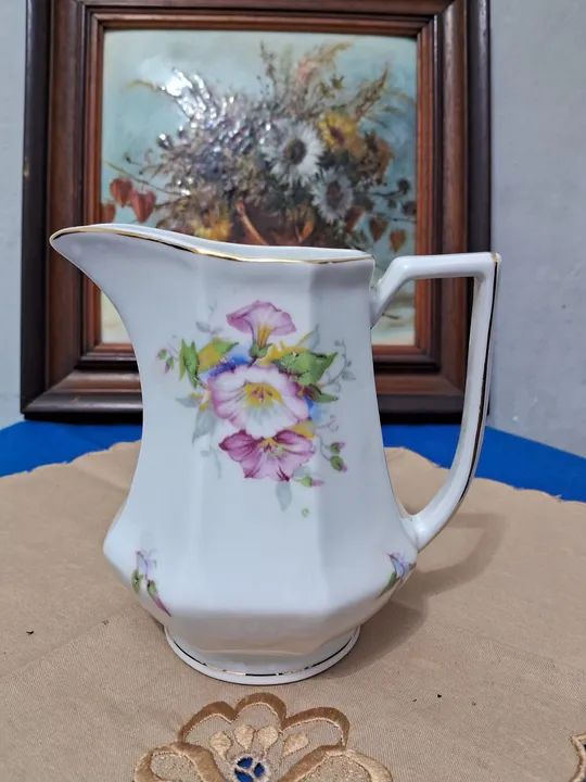 Antiga leiteira porcelana Mauá  - Foto 2