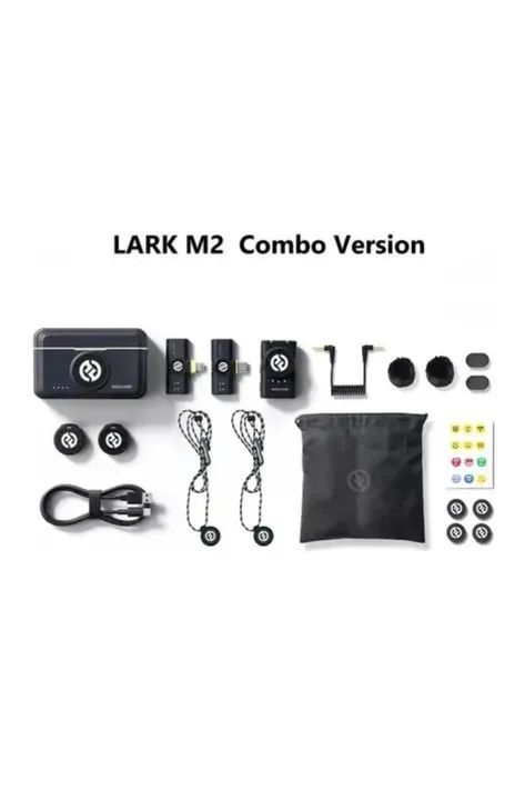 Microfone Hollyland Lark M2 Combo Professional Lapela Wireless - Foto 3