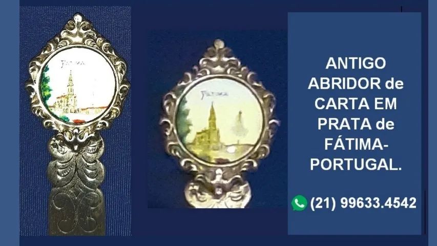 Abridor de cartas em prata portuguesa. - Foto 3