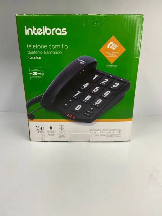 TELEFONE COM FIO TOK FÁCIL INTELBRAS - Foto 3