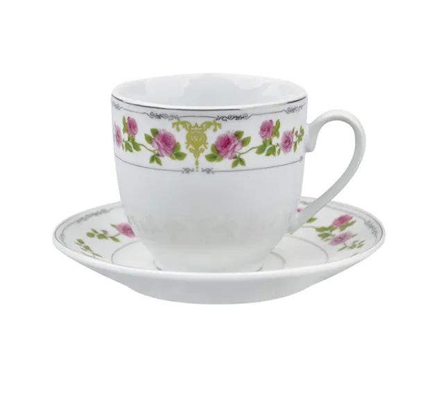 Jogo De Xicara De Chá Flores - Foto 3