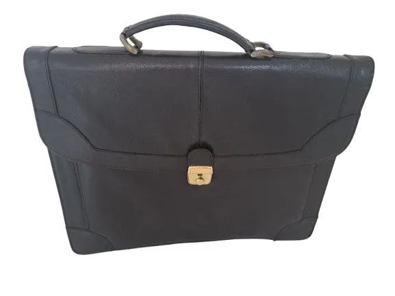 Bolsa e Maleta de Couro Preta - Foto 2