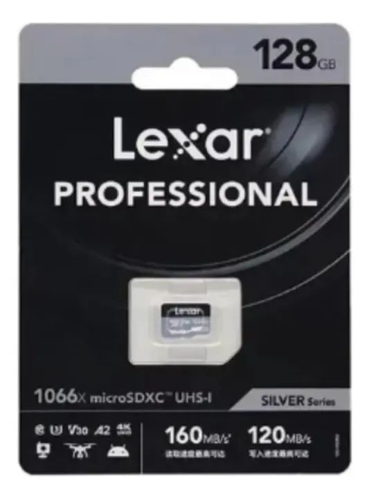 Lexar Cartão De Memória Micro Sd 128gb Cartão Micro sd 4K - Foto 2