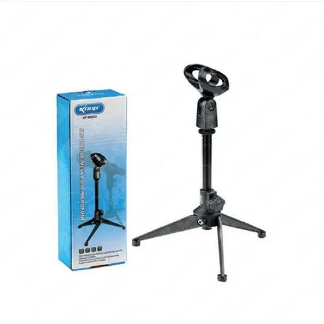 Suporte microfone de mesa pedestal  kp-m0020