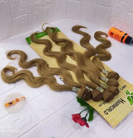 Cabelo Organico Ondul 55cm 16" 18 20 20 18 16 260g Tela - Cor (#16)