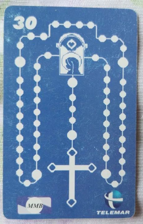 1 Cartão Telefônico Série Terço Bizantino Antigo - Foto 3