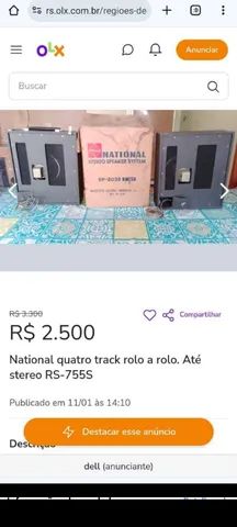 Vintage National Recorder RS-755S. Quatro track rolo a rolo. NH. - Foto 4