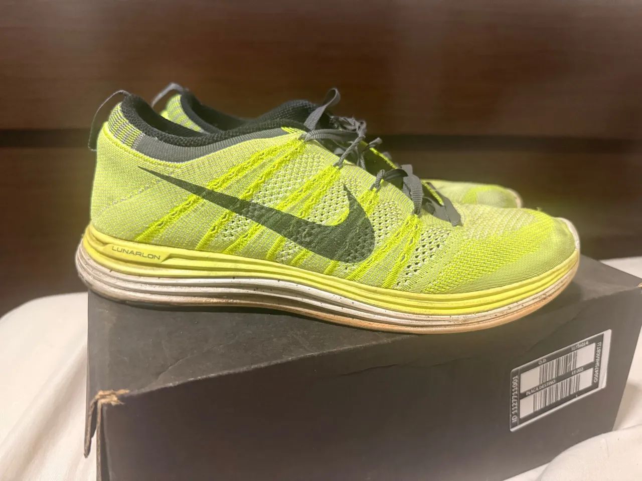 Nike flyknit lunar 1 verdes online