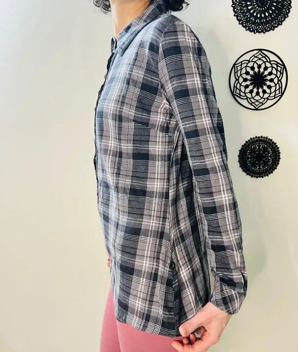 Camisa xadrez feminina - Foto 3