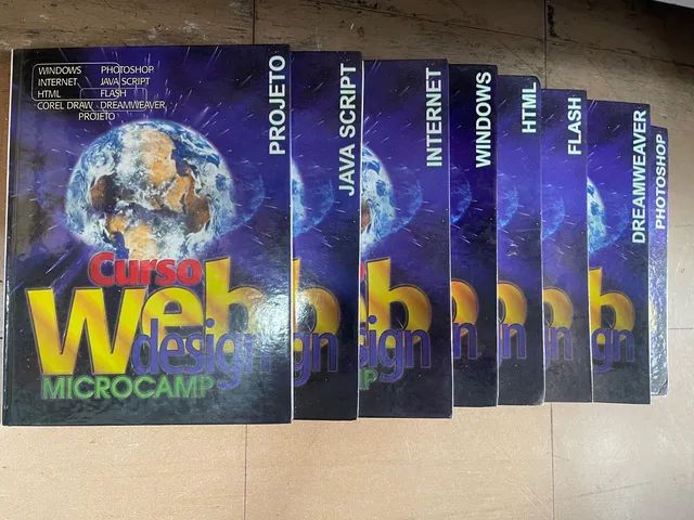 Curso web design microcamp 8 livros - Foto 3