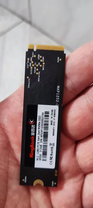 SSD NVME Kingbank KP230 512GB  - Foto 3