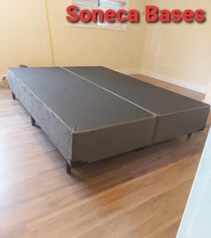 CAMA BASE BOX BIPARTIDO NOVA ! - Foto 4