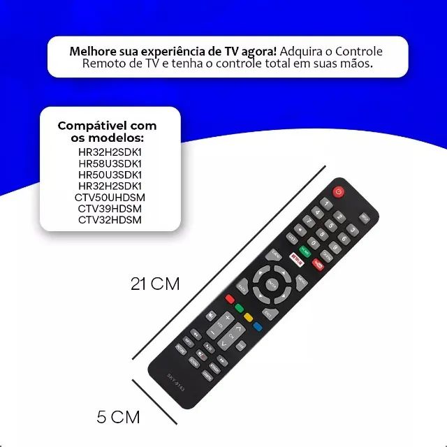 Controle Remoto TV Cobia Haier - Novo - Foto 4