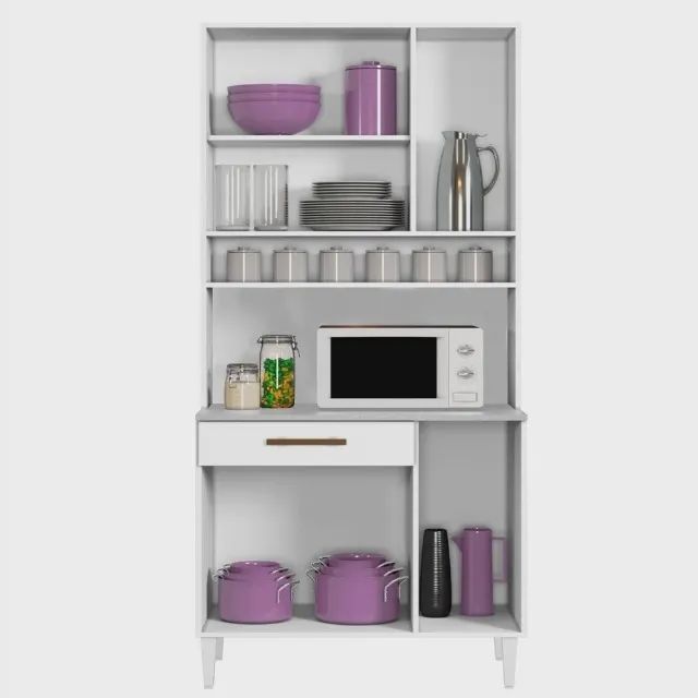 Armário De Cozinha. Armário Kit 4 Portas. Produto Novo Direto De Fábrica. Entregamos. - Foto 3