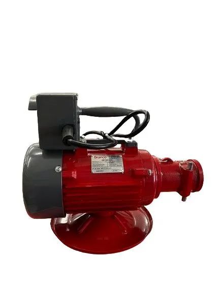 Motovibrador de concreto elétrico Branco  